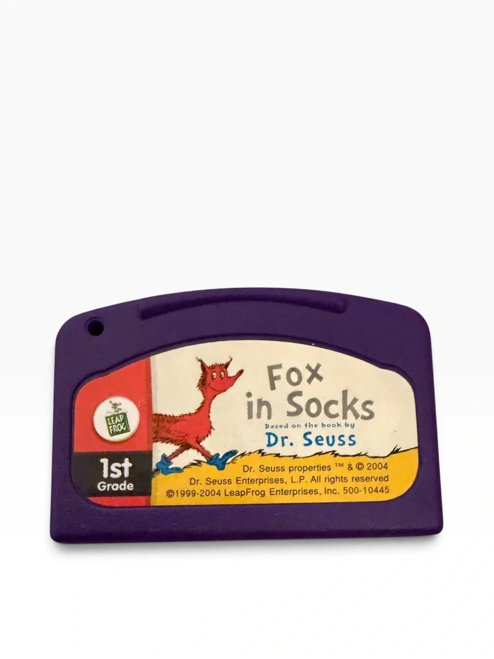 Dr. Seuss Fox in Socks 1st Grade LeapPad Book & Cartridge set